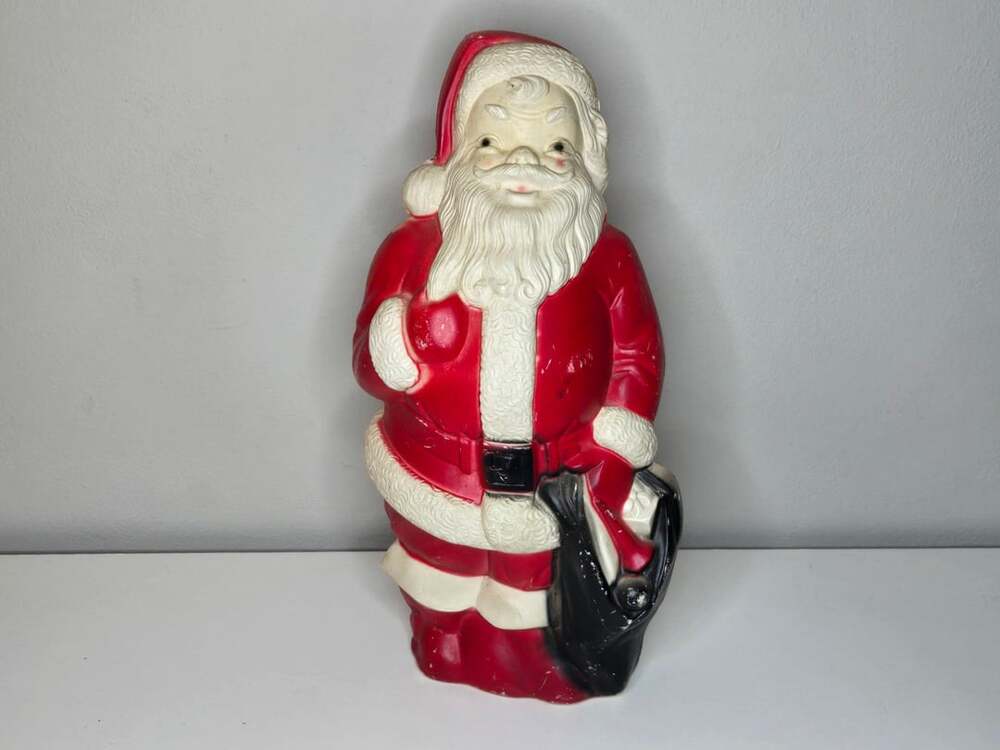 Empire Santa Claus Blow Mold 13 Inch Christmas Decor Retro Holiday
